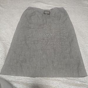 Mario Serrani Gray Midi Pencil Skirt for Work